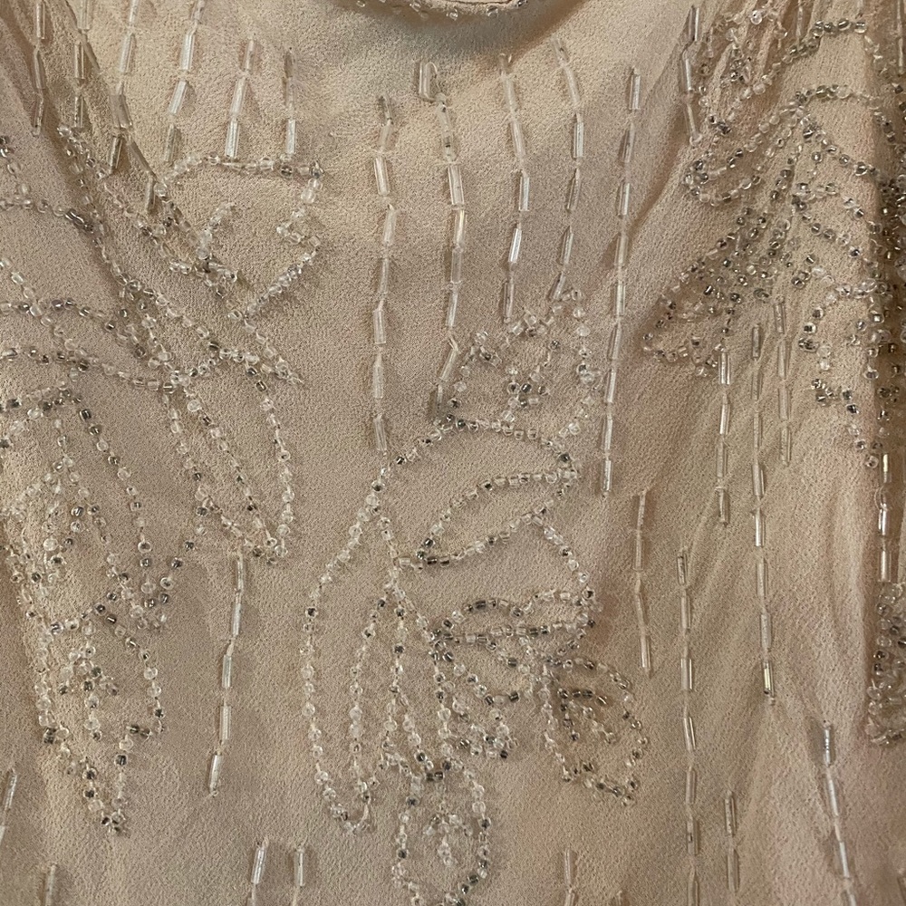 Express Silk Beaded Top - Picture 7 of 10